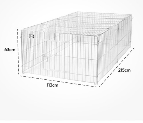 Large metal outdoor pen - metal, pet