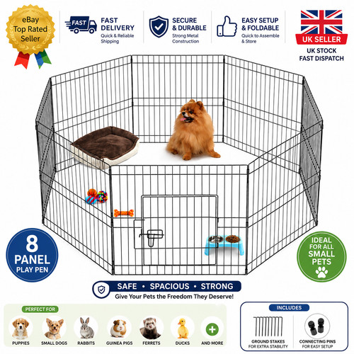 Pet playpen dog pen portable - dog,