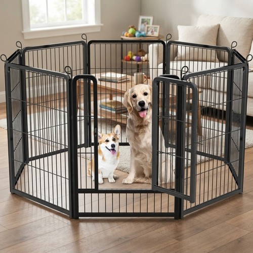 Panel foldable dog pen - dog,
