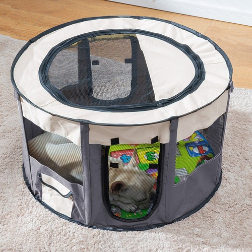 Portable foldable fabric - fabric, dog