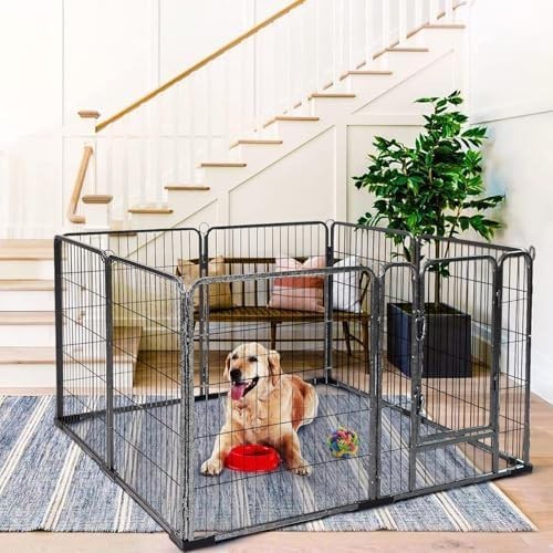 Dog playpen panels - 8,