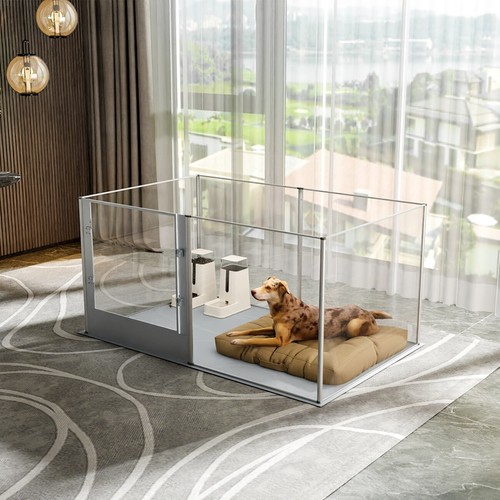 Large acrylic dog playpen - dog,