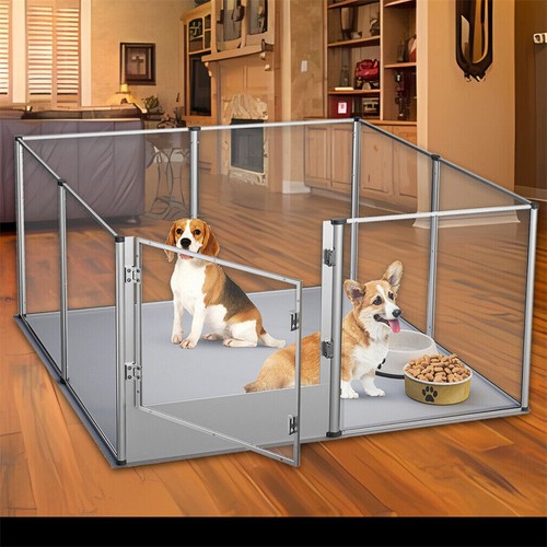 Large acrylic dog playpen - acrylic,