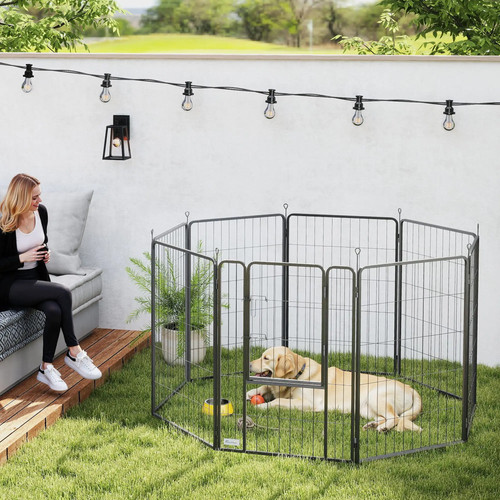 Panel dog playpen with - dog,