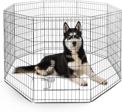 Dog metal playpen - dog, inch