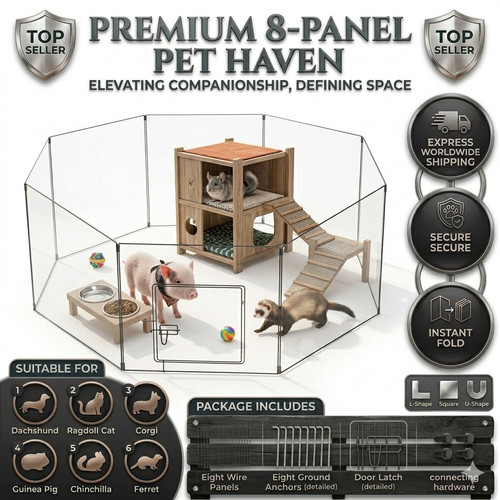 Dog pet pen panel puppy - pet,