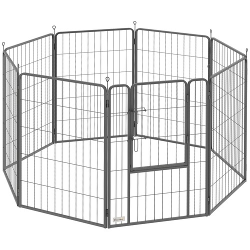 Eight panel dog playpen - eight-panel,