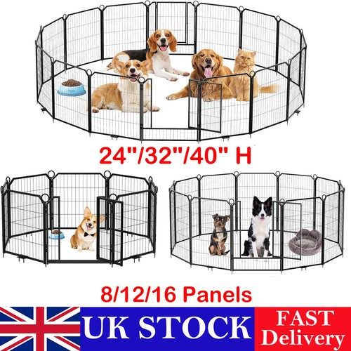 Metal dog playpen cat - playpen, fence